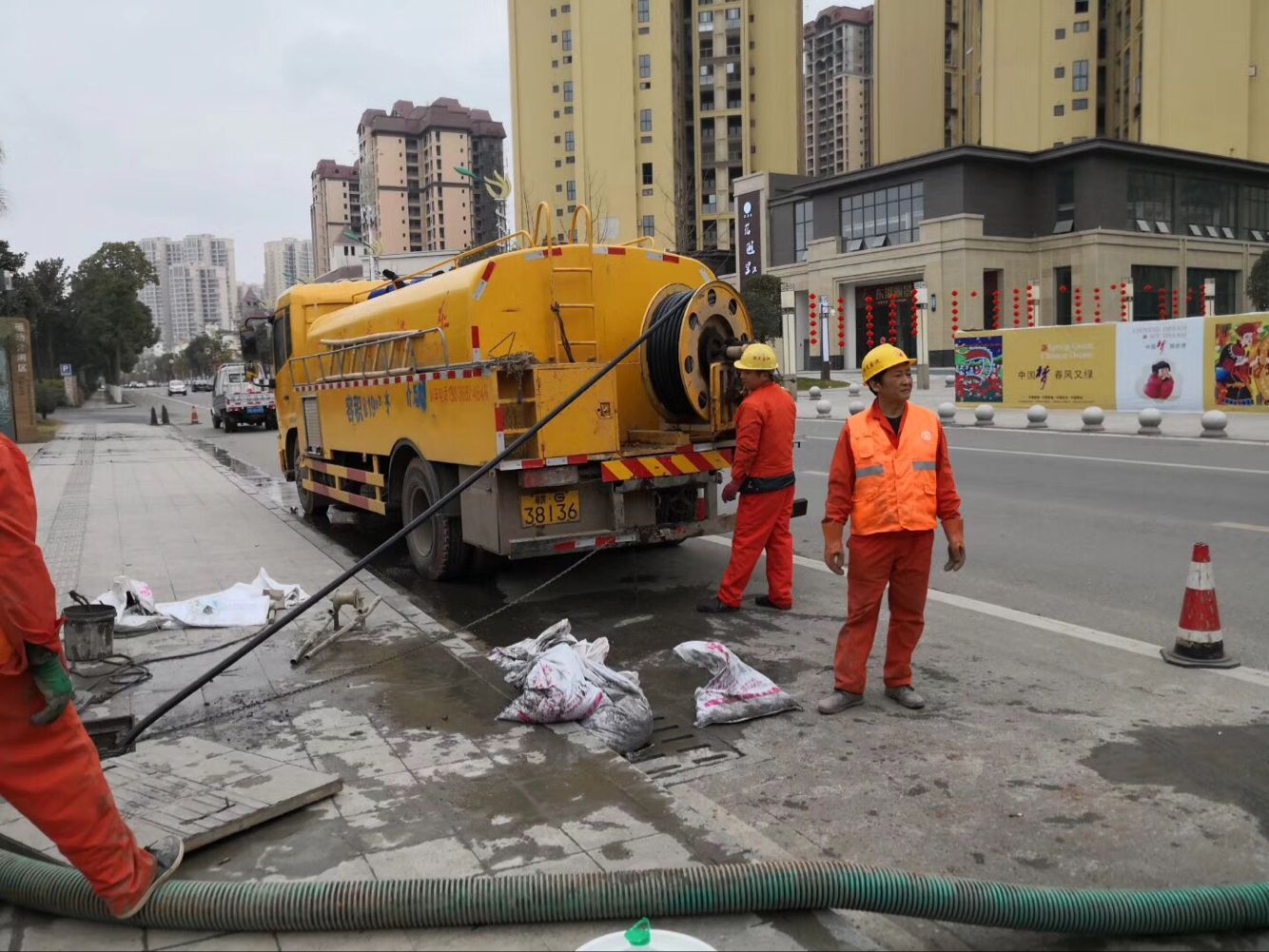 栾川排污管道清淤-管道清洗